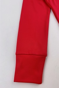訂製紅色純色風褸外套      設計多袋風褸外套設計    運動夾克    運動修身    風褸外套供應商     戶外運動    J1010 後面照